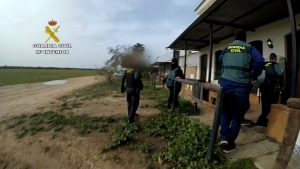 La Guardia Civil desmantela una plantación de marihuana en El Rocío