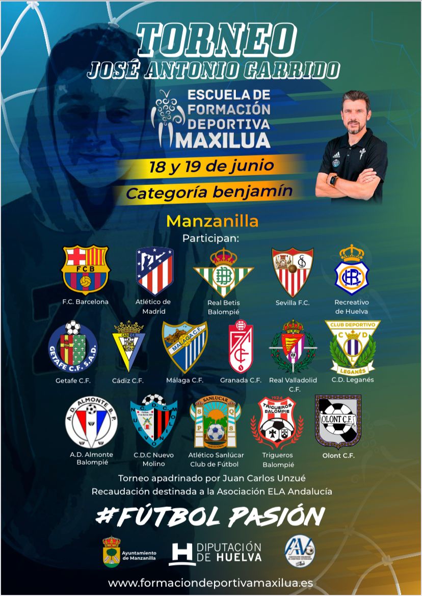 Manzanilla disfrutará la pasión por el fútbol en el Torneo José Antonio Garrido