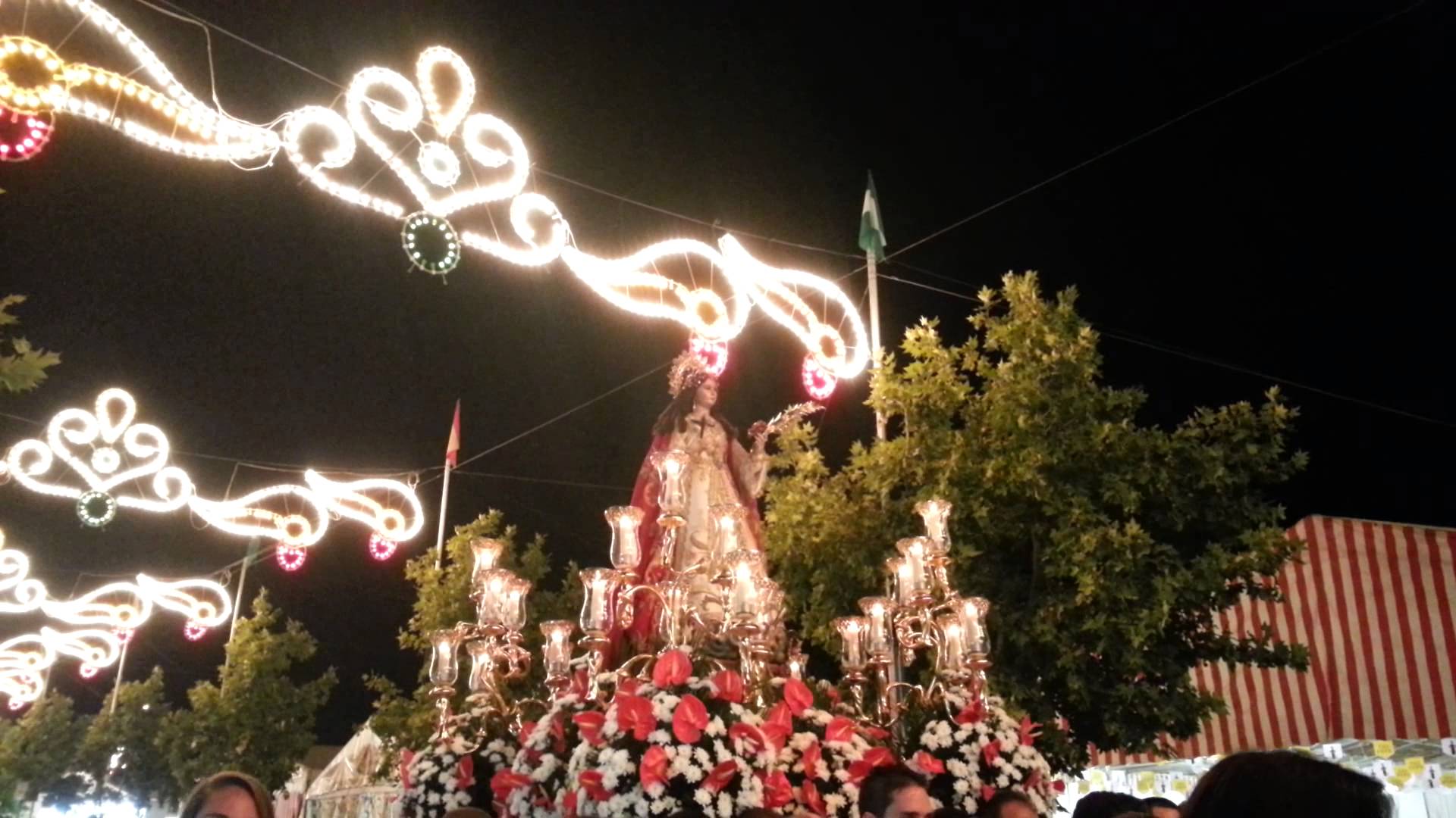 Santa Águeda protagoniza un año más, la Feria de Villalba del Alcor