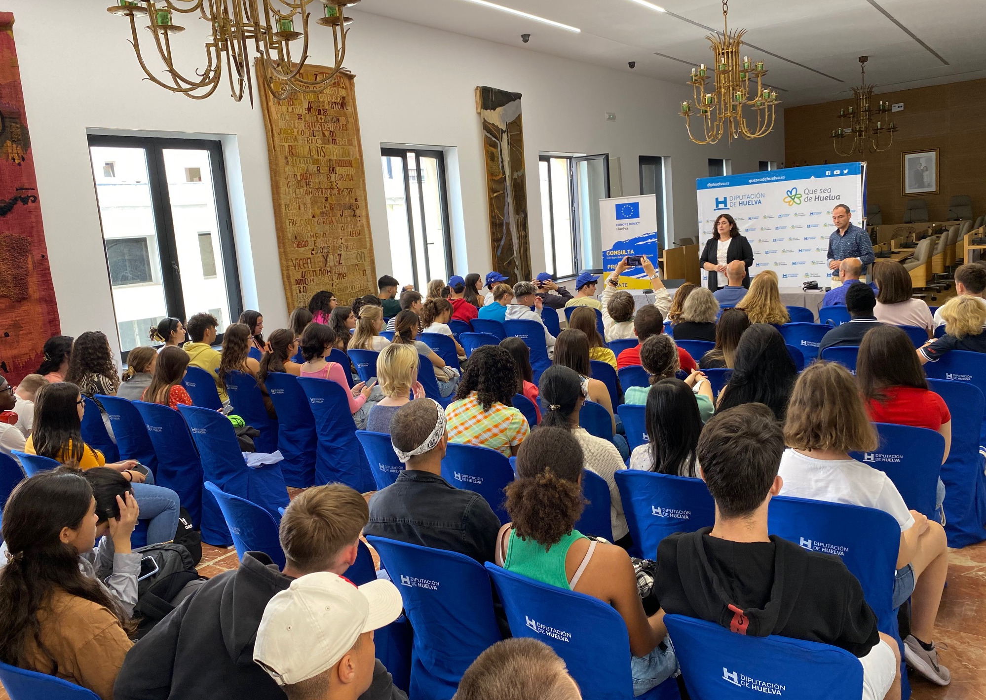 Diputación recibe a 81 participantes en un proyecto europeo Erasmus+