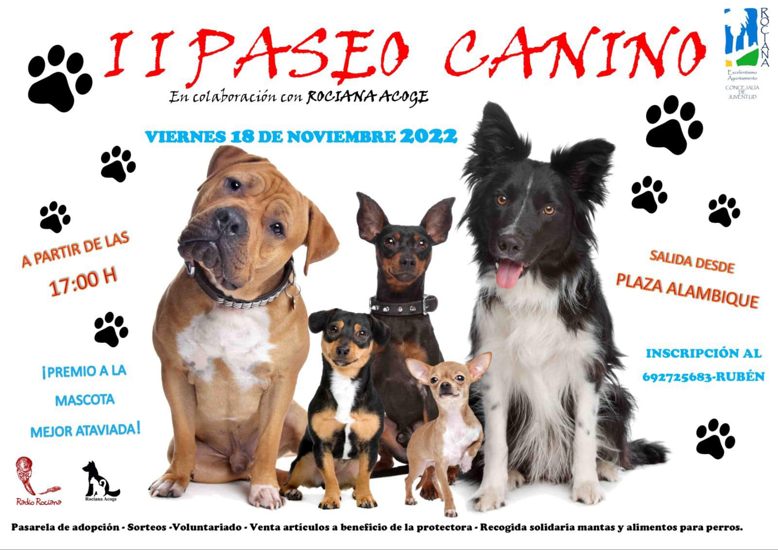 Rociana celebrará el II Paseo Canino