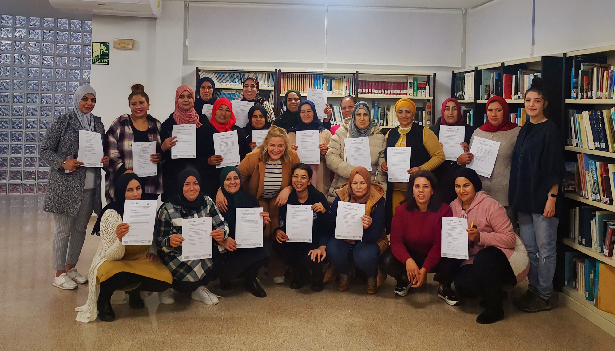 4 mujeres inmigrantes finalizan el taller formativo de ayuda a domicilio en Bonares