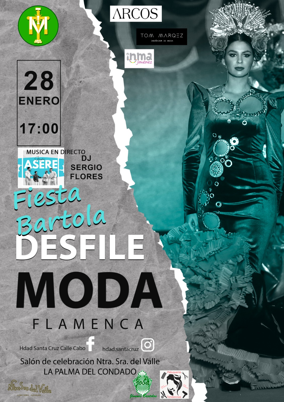 Este próximo sábado 28, La Palma tiene una fiesta muy Bartola