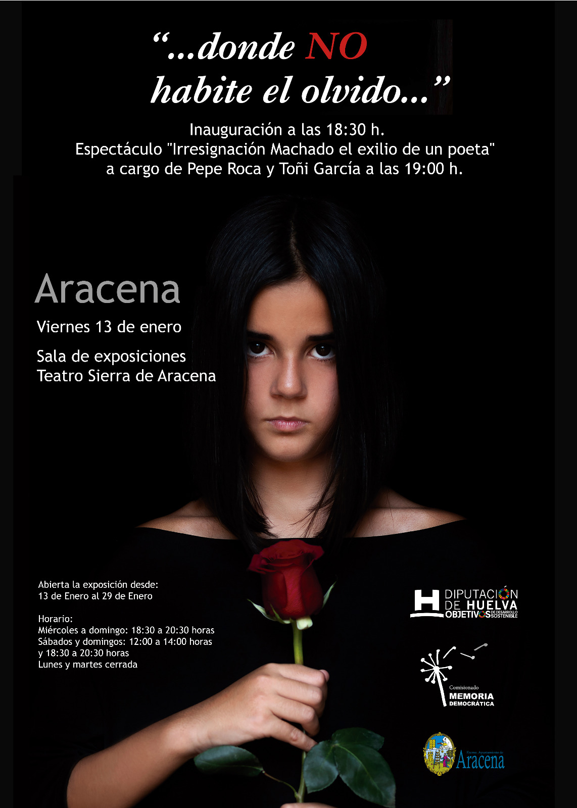 podrá visitarse hasta el próximo 29 de enero en la Sala de Exposiciones del Teatro Sierra de Aracena. 