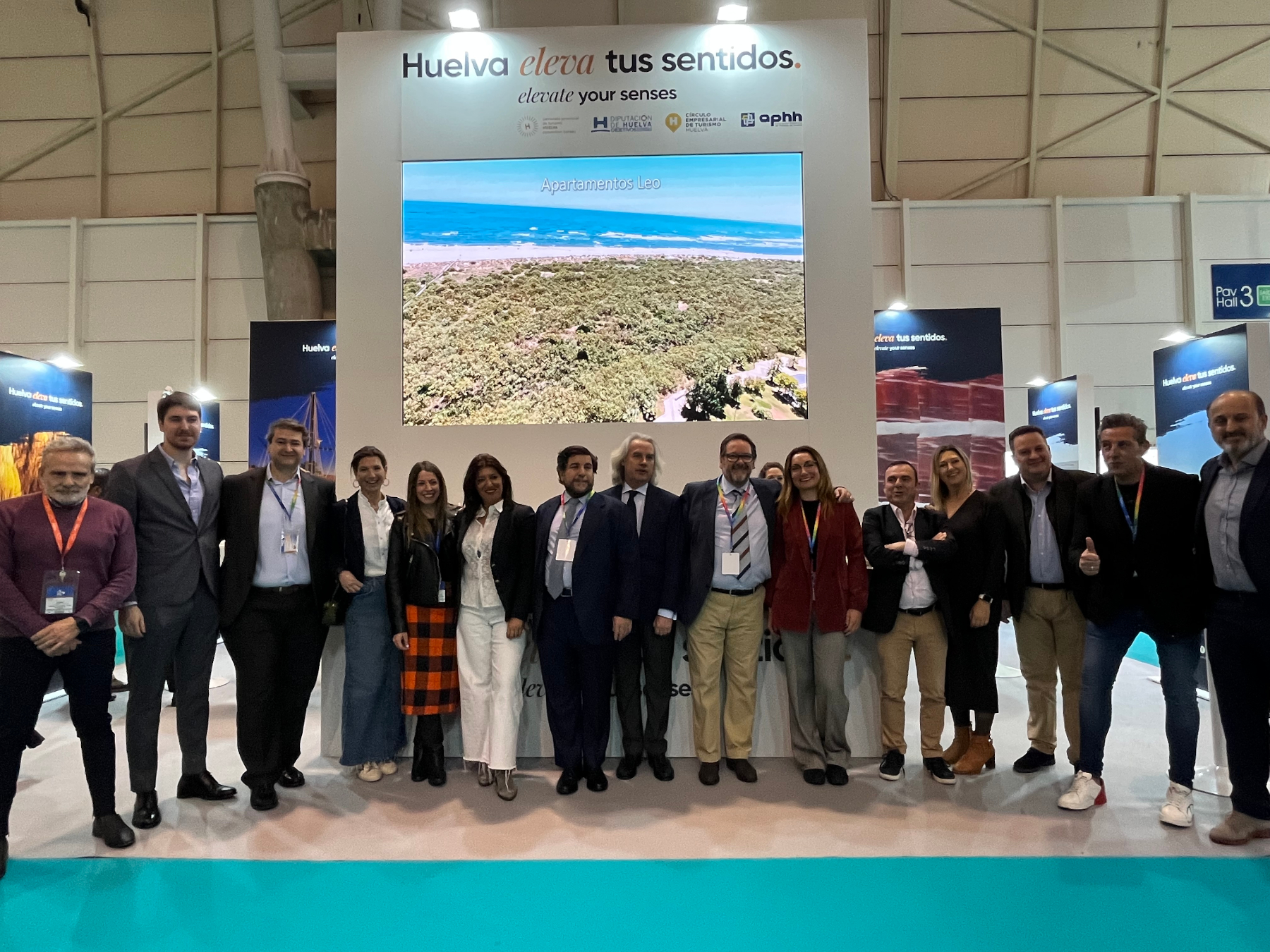 El Patronato de Turismo y la Asociación Provincial de Hoteles de Huelva despliegan la oferta del destino en la BTL de Lisboa 2023