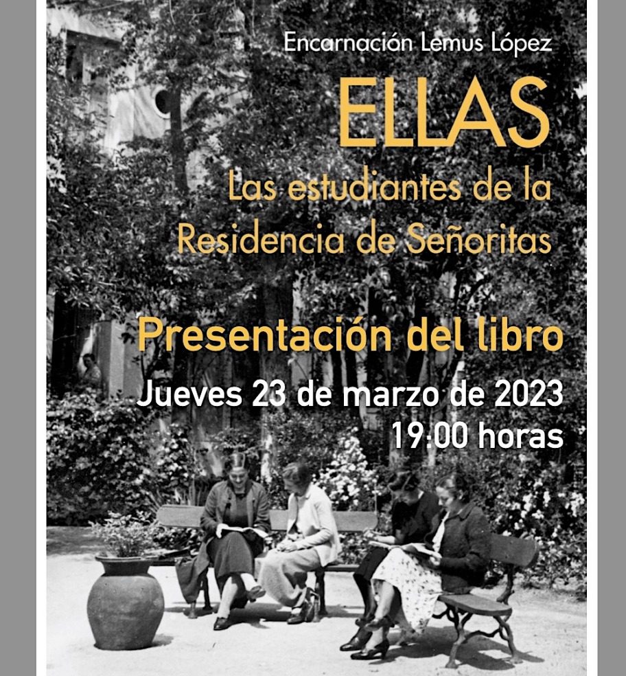 Encarnación Lemus presenta su libro 'Ellas, las estudiantes de la Residencia de Señoritas'