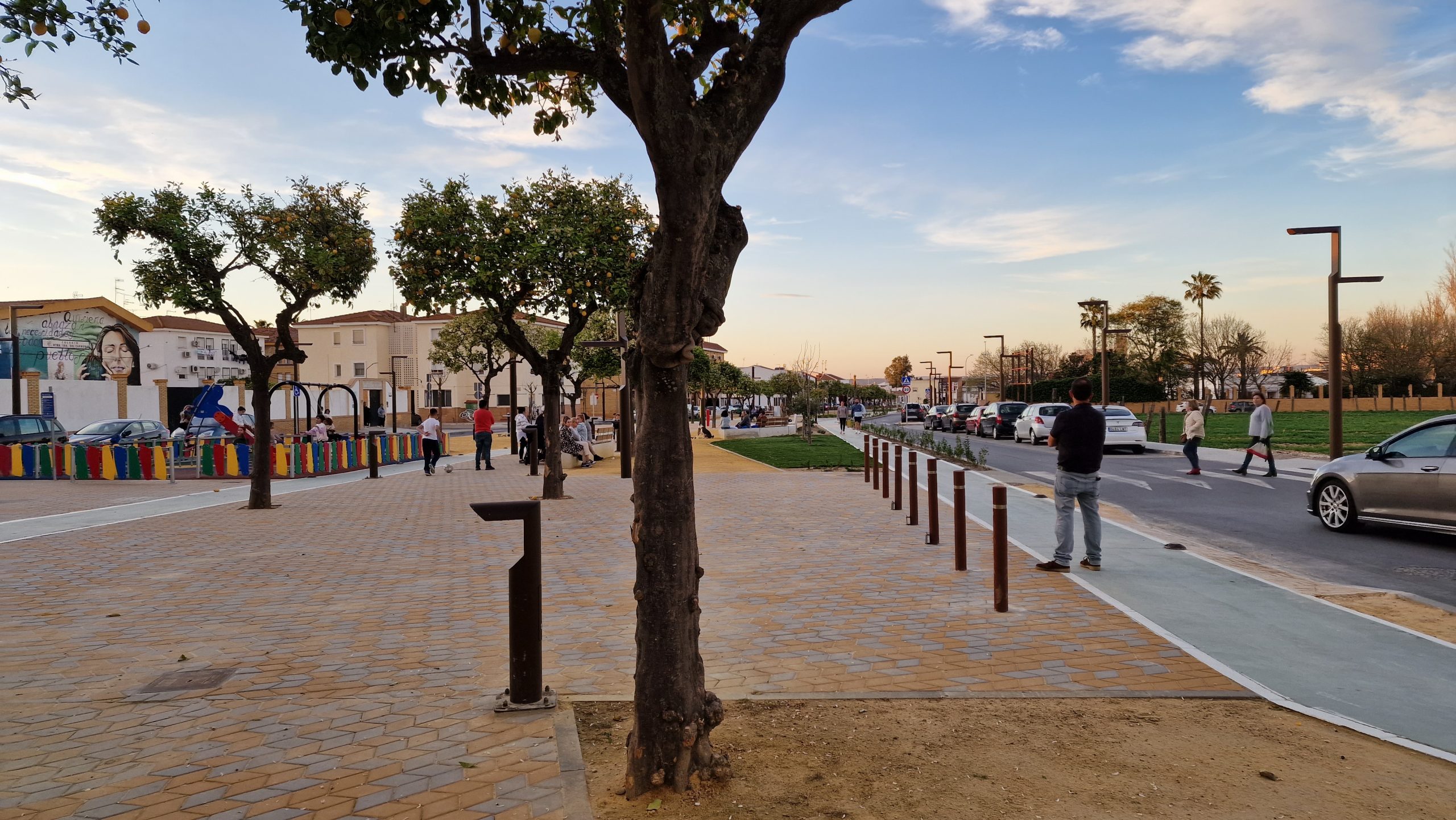 La Avenida de la Zarcilla en La Palma se convierte en un espacio verde