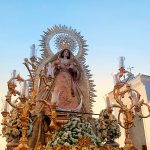 La Virgen del Valle ya se encuentra en la Parroquia de Hinojos para comenzar sus cultos