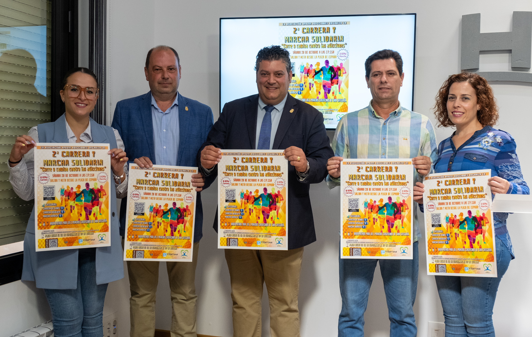 Villarrasa correrá el próximo 28 de octubre en apoyo a la lucha contra las adicciones
