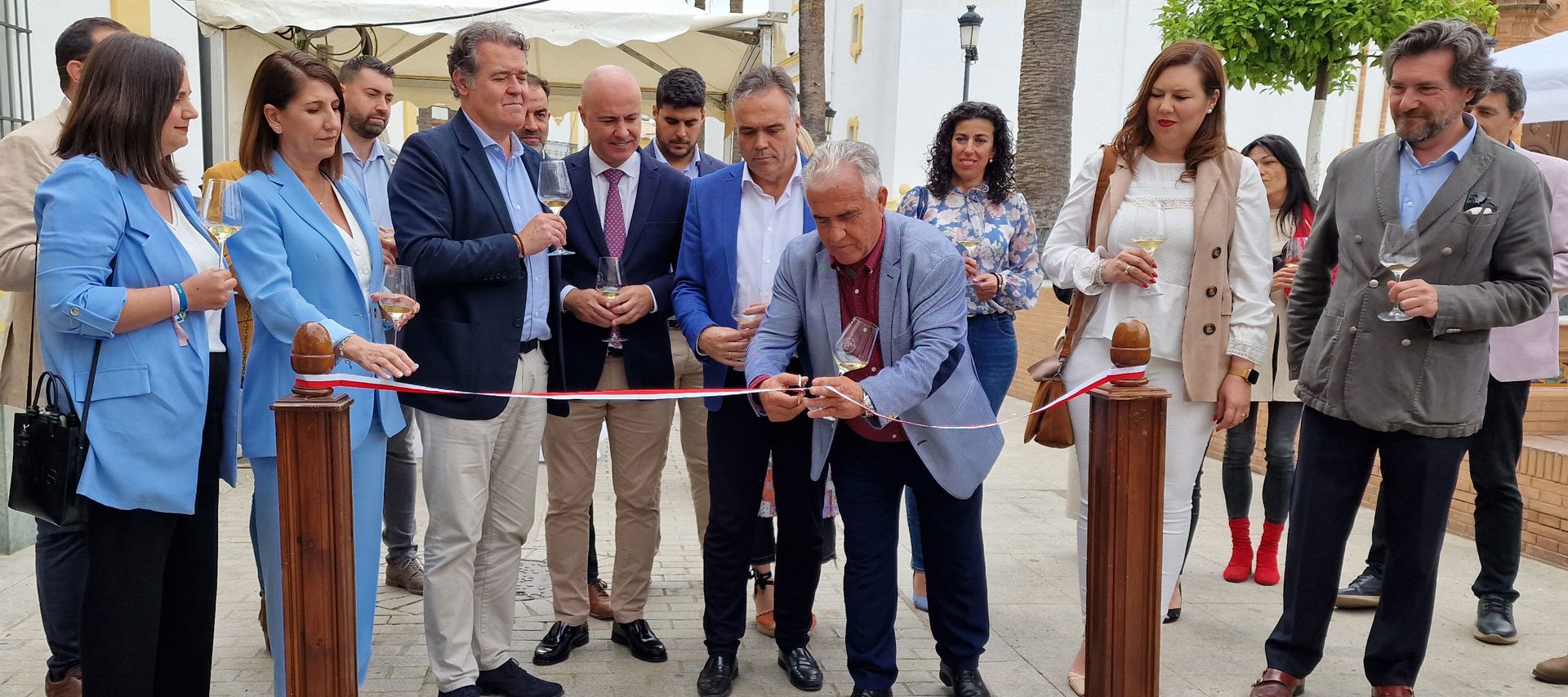 Inaugurado el VI Encuentro Vitivinícola de Huelva en La Palma del Condado