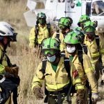 Controlado un incendio forestal en Lucena del Puerto tras arrasar 1,7 hectáreas de matorral y pasto