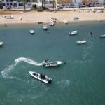 Incendio de dos embarcaciones relacionadas con el petaqueo en la Ría de de Punta Umbría