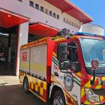 Trasladada al hospital una mujer tras el incendio de una caravana en un camping de Punta Umbría