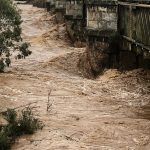 Alerta ante la crecida del río Tinto por el temporal