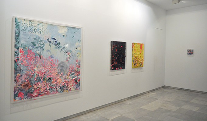 El pintor Ismael Lagares muestra su expresionismo abstracto en el nuevo estudio que abrirá en Bollullos