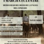 La Hermandad del Rocío de La Palma del Condado organiza su I Marcha Ecuestre este sábado