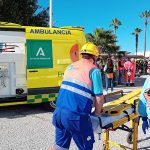 Herido un hombre tras precipitarse de altura en una fábrica en Isla Cristina