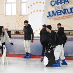Palos de la Frontera inaugura su tradicional pista de patinaje sobre hielo
