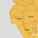 Alerta naranja en la provincia de Huelva por viento y lluvias