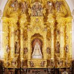 La Virgen del Rocío amanece en su camarín tras la celebración de la Fiesta de la Luz