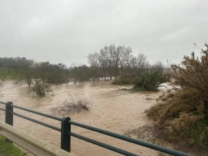 Actualización de los cortes de carretera en la provincia a causa de la borrasca Leonardo