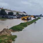 El Rocío afronta las inundaciones tras la borrasca Marta con un dispositivo especial de recuperación 24 horas