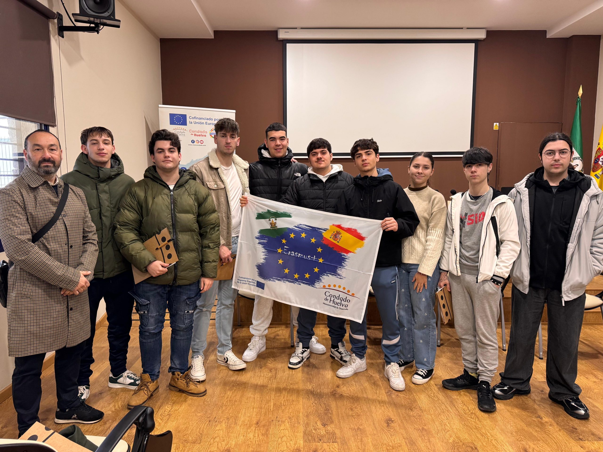 Los alumnos de FP del Condado inician su experiencia con el programa Erasmus