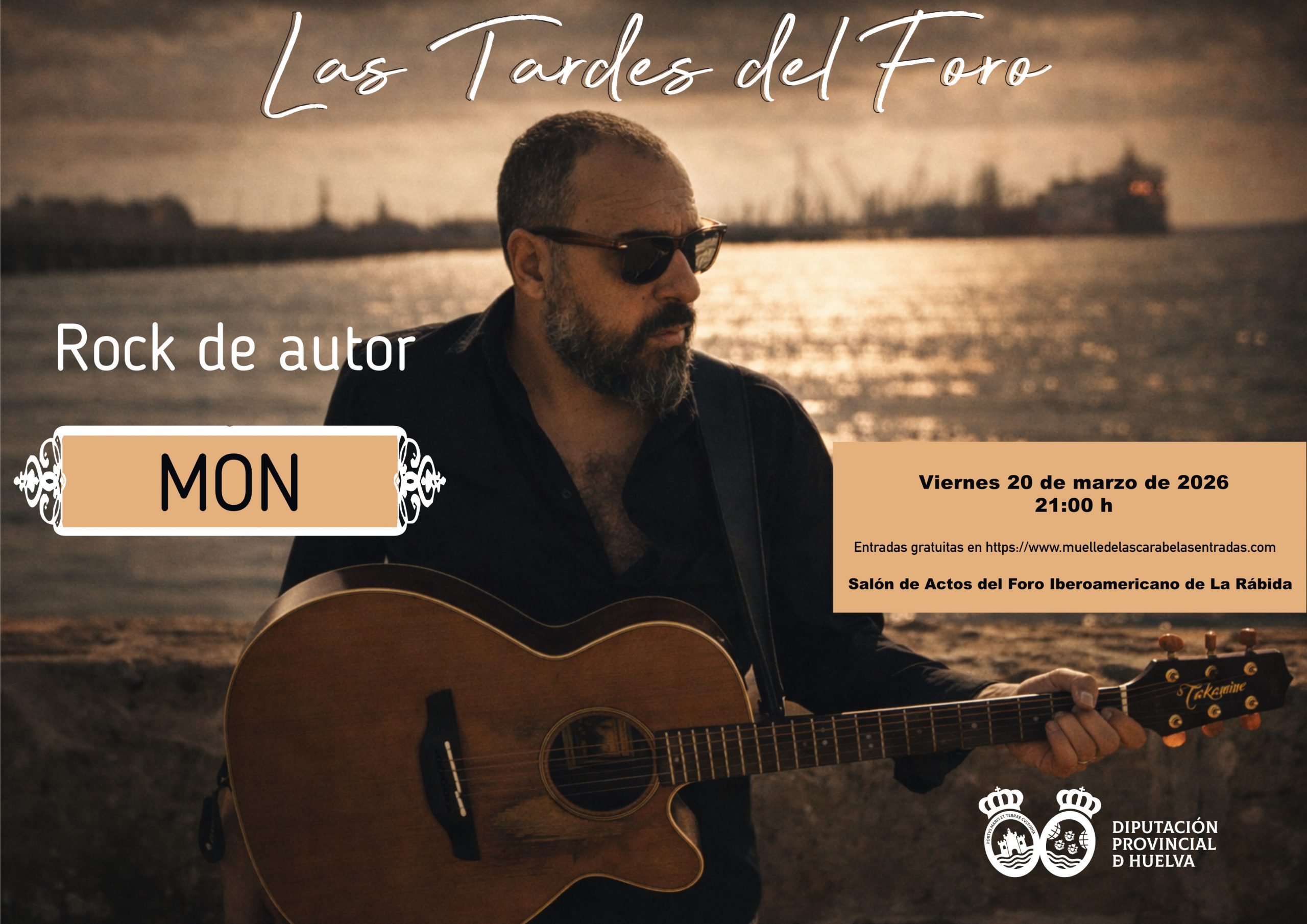 El mejor rock de autor llega a las Tardes del Foro con Mon