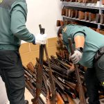 La Guardia Civil destruye más de 1.300 armas que se encontraban depositadas en la Intervención de Armas en Huelva