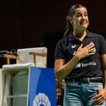 Carolina Marín se despide en casa con un emotivo homenaje en Huelva