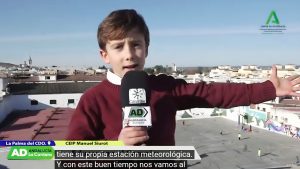 Manuel Ramos obtiene el premio al mejor reportero menor de nueve años en el concurso ‘La Cantera de Andalucía Directo’