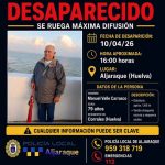 Continua el dispositivo de búsqueda para localizar a un hombre mayor desaparecido en Aljaraque