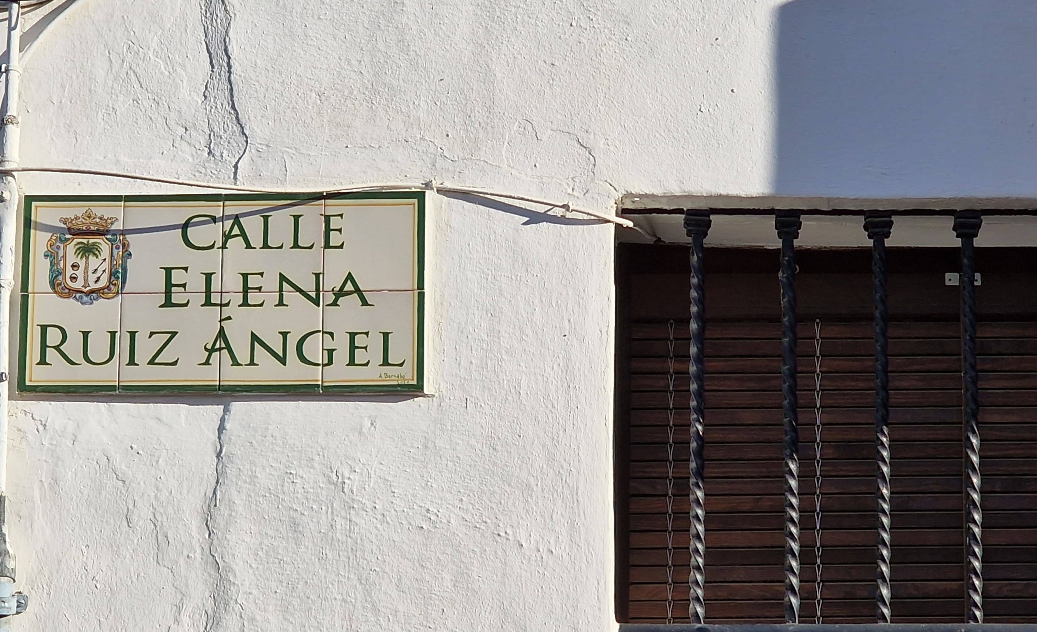 Calle Elena Ruiz Ángel, un homenaje a una palmerina que abrió camino a muchas mujeres