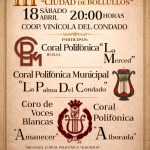 III Encuentro de Corales en la Cooperativa Vinícola del Condado de Bollullos este sábado