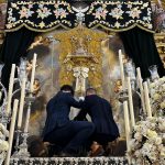 La Hermandad del Rocío de Escacena del Campo recupera la tradicional procesión del Simpecado
