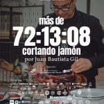 San Juan del Puerto acoge un nuevo intento de récord Guinness con más de 72 horas cortando jamón