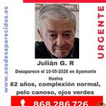 Activo un amplio dispositivo de búsqueda para localizar a Julián desaparecido en Ayamonte