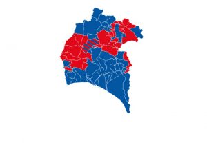 El PP gana en Huelva con cinco escaños y el PSOE baja a tres