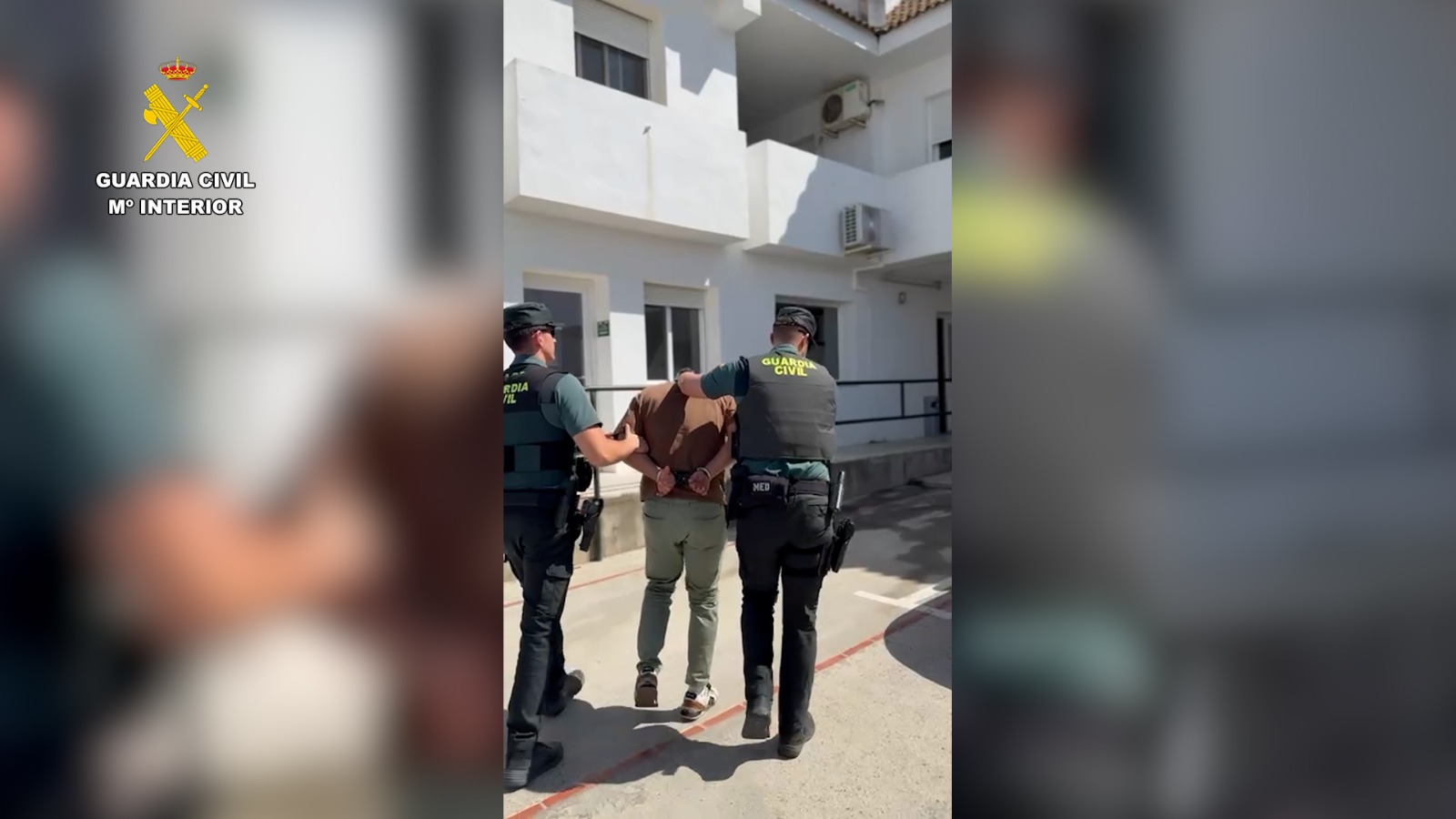 Dos detenidos por causar un incendio en una vivienda con personas en su interior en la localidad de Moguer