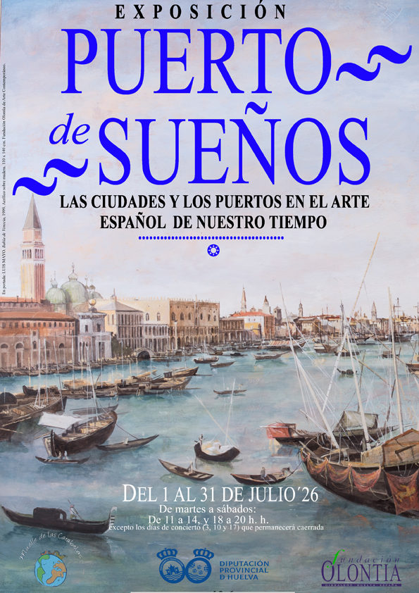 La Rábida acoge la exposición ‘Puerto de Sueños’, un diálogo entre poesía, pintura y fotografía sobre el universo portuario  