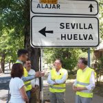 Diputación finaliza la renovación integral de la travesía de Aracena