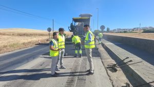 Diputación invierte 340.000 euros en diversas obras de reparación en once carreteras de la zona sur de la provincia