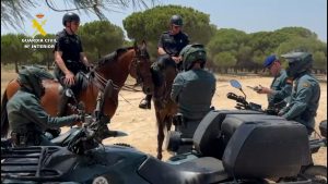 La Guardia Civil de Huelva refuerza sus dispositivos de prevención y vigilancia frente al riesgo de incendios forestales