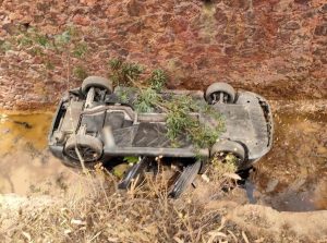 Un vehículo cae por un barranco en el acceso a Peña del Hierro y deja varios heridos en Nerva