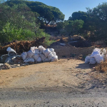 Denuncian a un hombre por verter escombros en una zona protegida del entorno de Doñana