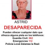 Buscan a Astrid, una vecina de la pedanía de El Pozuelo