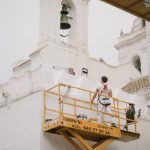 La Parroquia de la Asunción de Almonte avanza en los trabajos de pintura ante la Venida de la Virgen