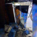 Intervenidos casi 800 kilos de hachís en el río Piedras tras una persecución: la embarcación encalló y sus ocupantes huyeron