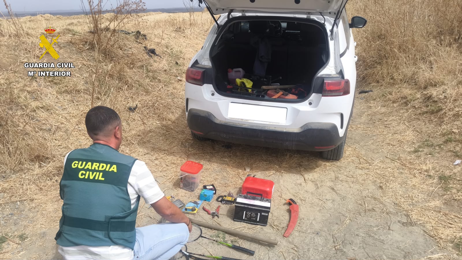 Detenido al autor de varios robos en interior de vehículos durante las fiestas patronales de Villalba del Alcor