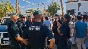 La Guardia Civil despliega más de 150 efectivos para garantizar la seguridad durante el traslado de la Virgen del Rocío